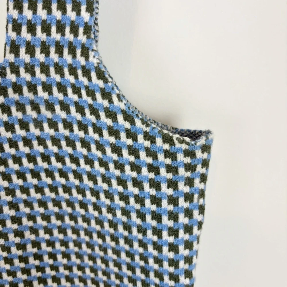 STITCHES & STRIPES Poplar Tank in Cornflower Combo Size S